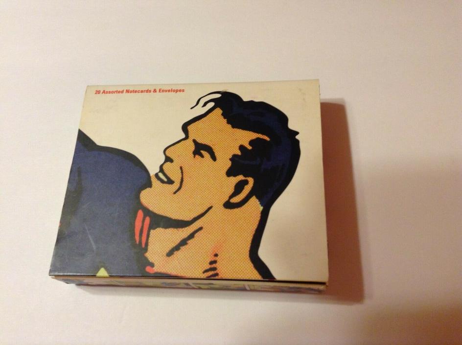 Vintage Superman Notecards and Envelopes - Great decorate Box