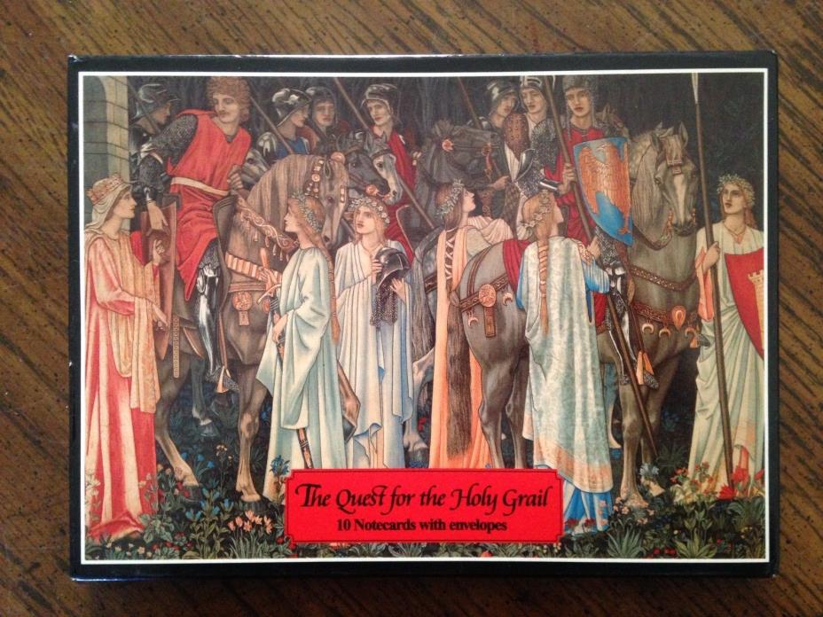 Quest For The Holy Grail 10 Fine Art Blank Notecards Greeting Cards Renaissance