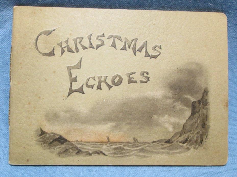 CHRISTMAS ECHOES Victorian Holiday Greeting Book of Poems