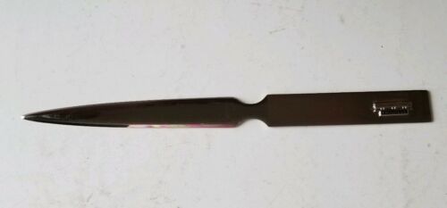 Vintage Progress Casket Advertising Letter Opener