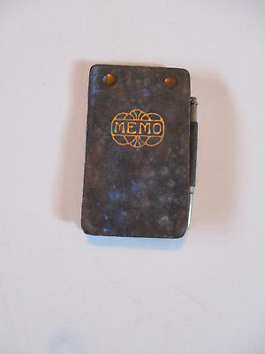 MINI vintage MEMO ADDRESS BOOK with MECHANICAL PENCIL