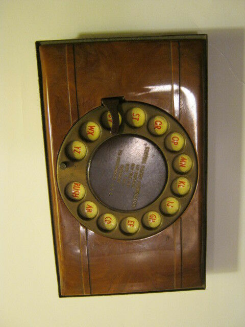 Vintage Rotary Phone Address Book