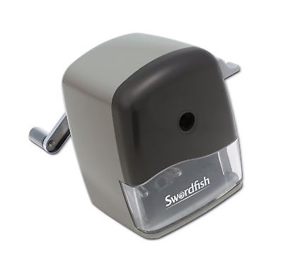Swordfish 'Curve' Desktop Manual Pencil Sharpener 8-12mm re... - FREE 2 Day Ship