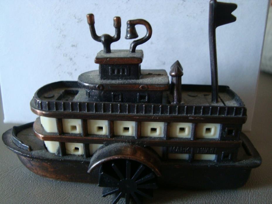 Mini Steam Boat Die Cast Pencil Sharpener  Vintage