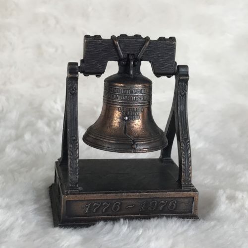 Vintage Die Cast Miniature Metal Pencil Sharpener Liberty Bell