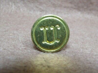 Vintage Mid-Century Brass Letter 