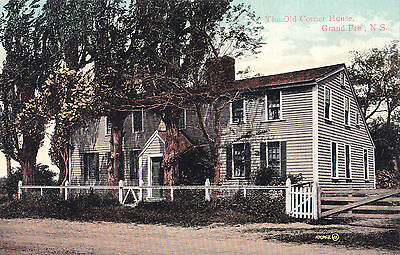 The Old Corner House GRAND PRE Nova Scotia Canada 1907-15 Valentine Postcard