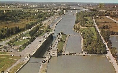 Lock No. 3 Seaway System ST. CATHARINES Ontario Canada Postcard
