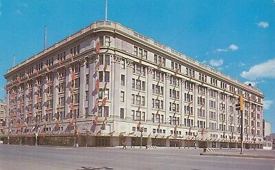 Hudson's Bay Company Portage Avenue WINNIPEG Manitoba Canada Postcard