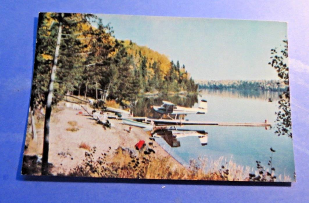 Chapleau ON Canada Therriault Air Service Vintage Old  Postcard PC4132