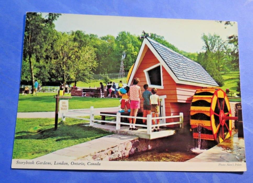 London ON Storybook Gardens Jolly Miller House View CT Size  Postcard PC5200