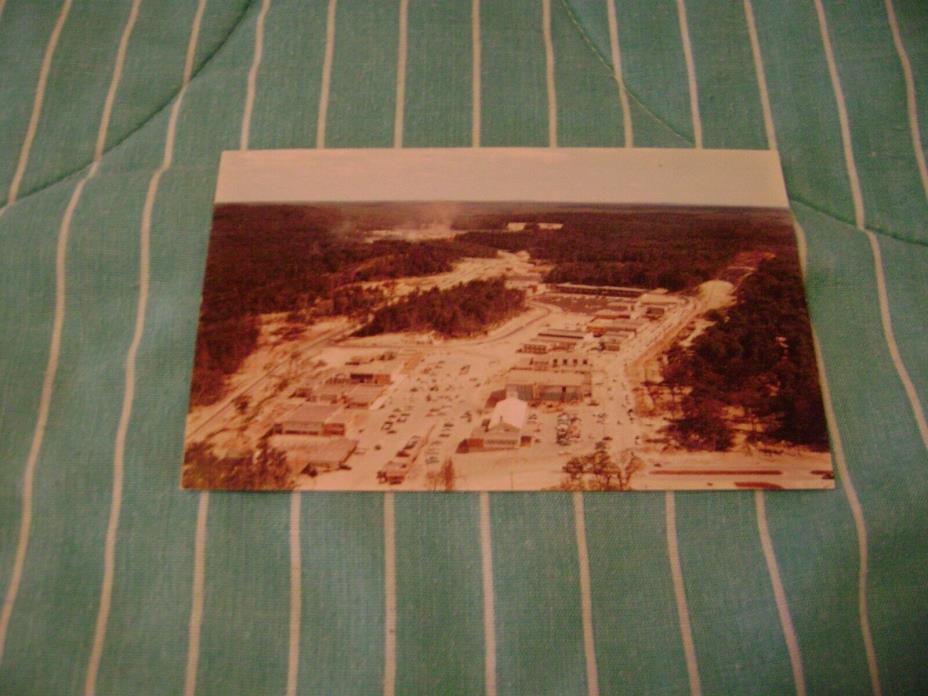 ELLIOT LAKE SHOPPING CENTRE Aerial View Postcard MALL Ontario ON