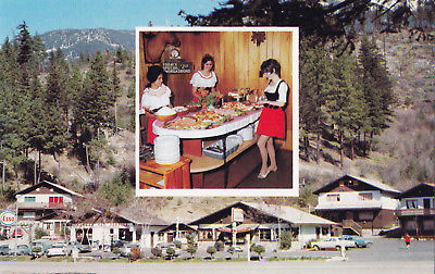 Kanaka Bar & Esso Gas Station LYTTON Britsh Columbia Canada Multiview Postcard