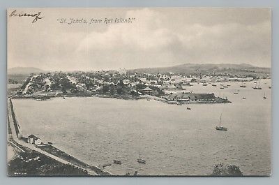 St. John—Rat Island—Antique Jose Anjo Photographer Postcard US Virgin Islands