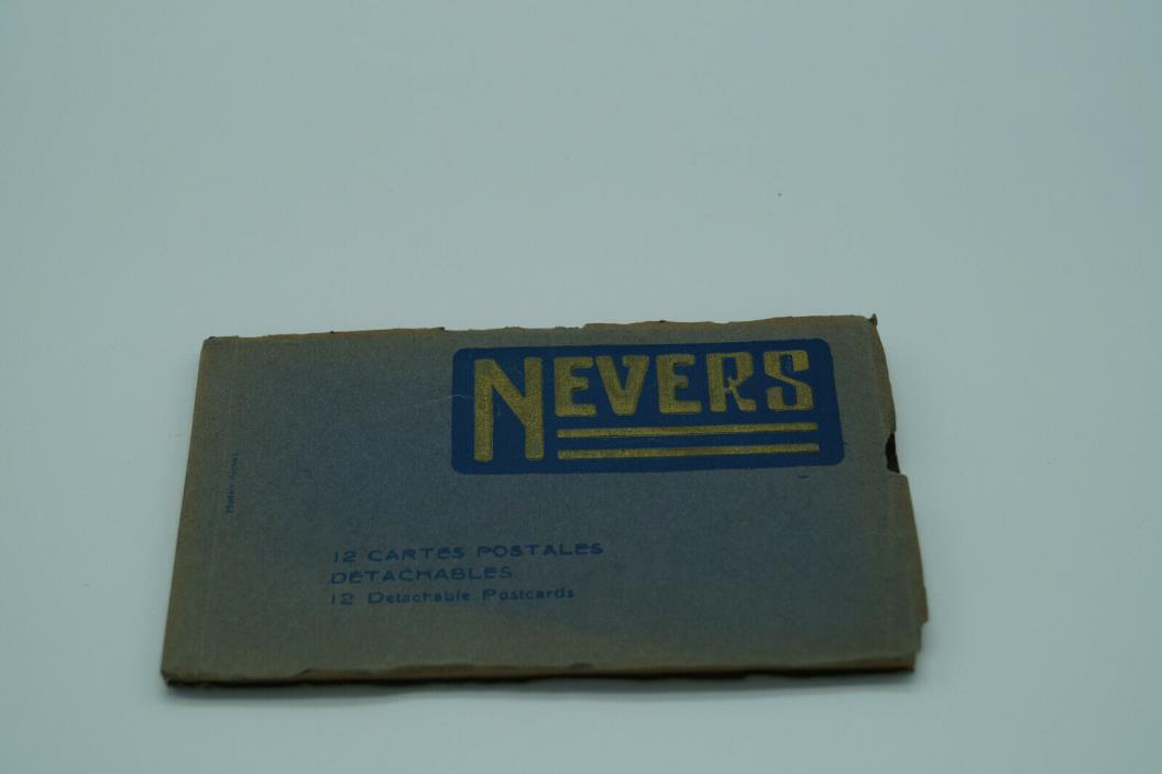 Nevers Book of 12 Unused French Postcards Photos