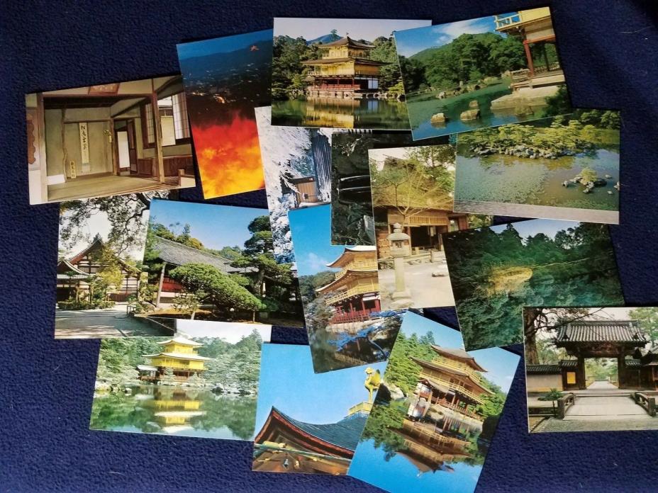 Japanese Travel Post Cards.  16 NEW.   City Kyoto #479