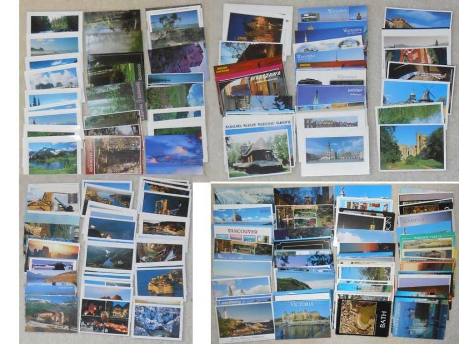 283 postcards UNESCO World Heritage sites!! - LARGER CARDS unsent #S02