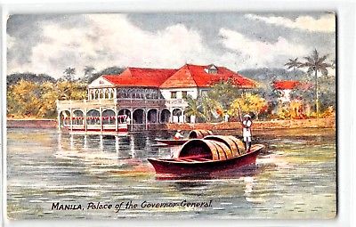 1912 PHILIPPINES   PALACE OF GOVERNOR GENERAL  OLD MALACANAN?  TUCKS POSTCARD