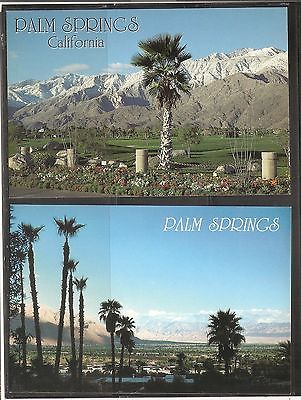 USA. California , Palm Springs. Five Different views on postcards, unposted.