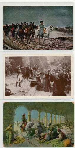 Lot Of 3 Unused Vintage Postcards - Napoléon Bonaparte