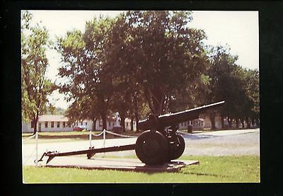 Military postcard Camp Perry, Ohio OH Artillery Cannon