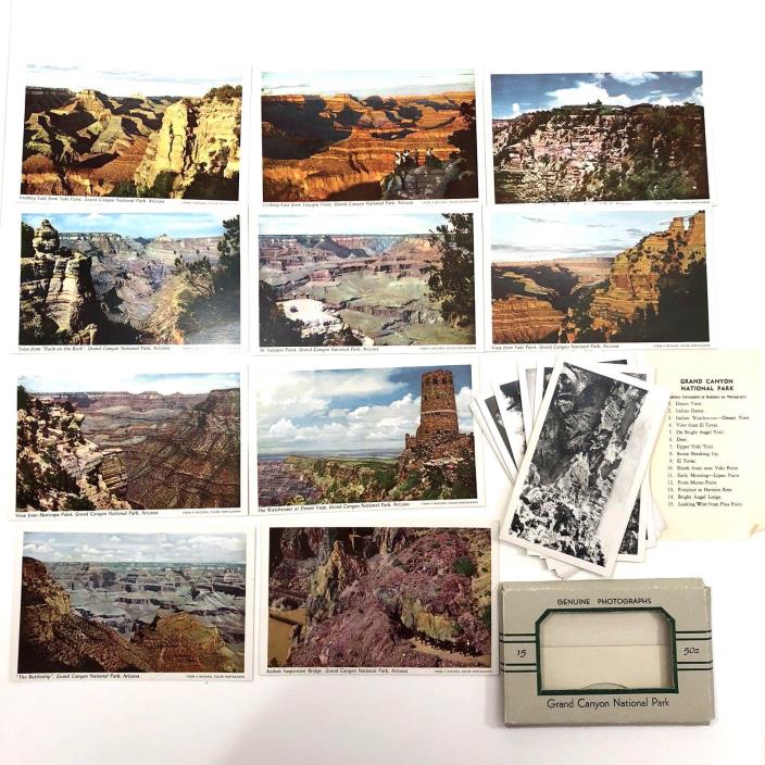 Grand Canyon Postcards Lot of Collectable Photos Cards Vintage