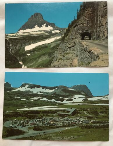 2 Postcards Glacier National Park Montana Glacier Parks Inc Mike Roberts