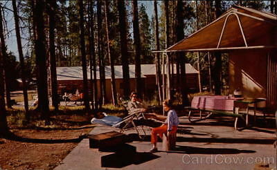 Grand Teton National Park,WY Tent Village,Colter Bay,site with 2 campers