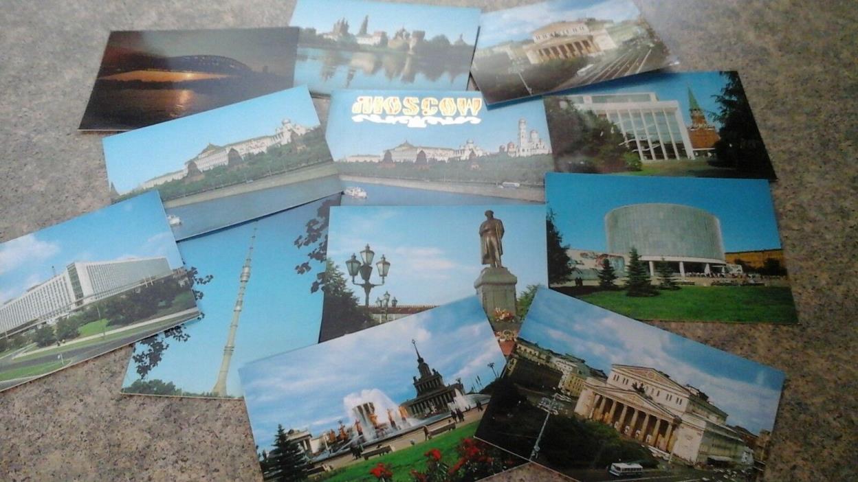 Moscow photo postcards