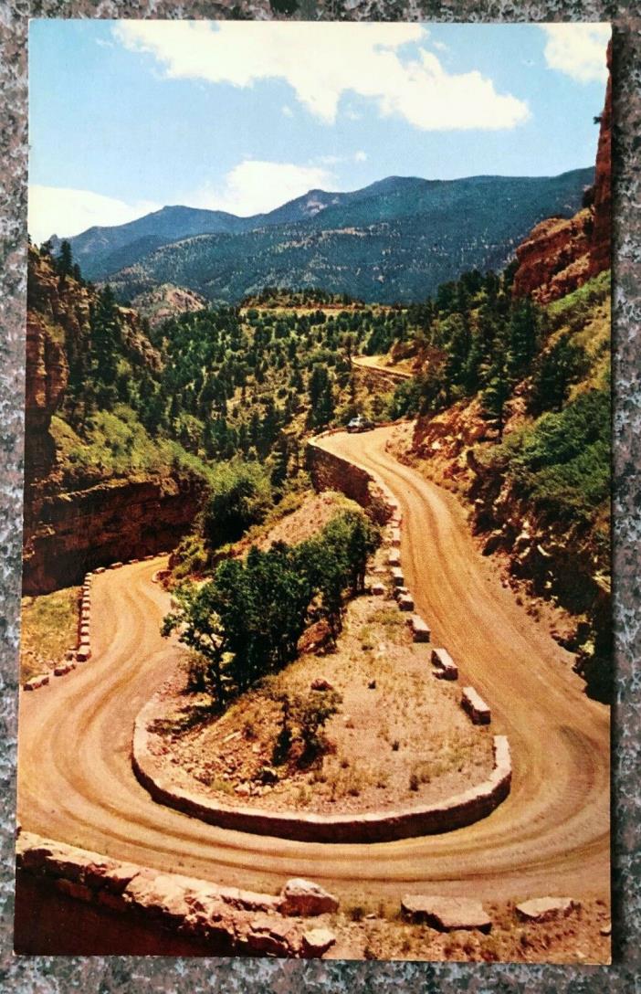 Williams Canyon Temple Drive - Manitou Springs - Vintage Postcard