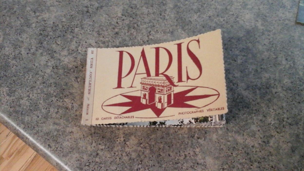 Vintage Paris photo postcards