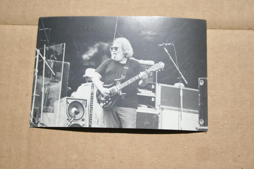 Grateful Dead Jerry Garcia PHOTO POST CARD 1987