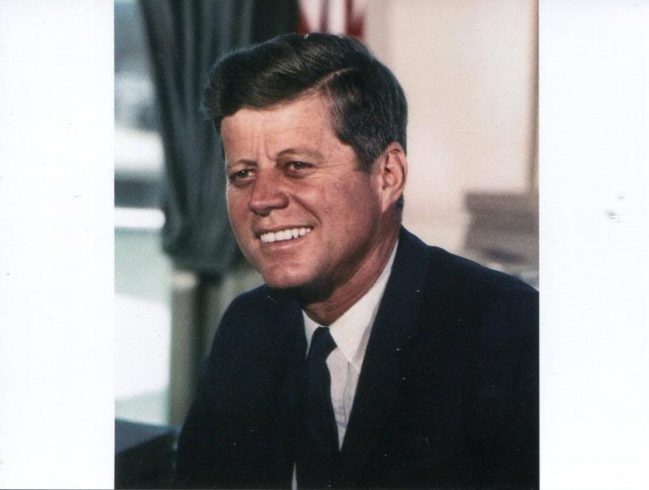 POSTCARD OF PRESIDENT JOHN F. KENNEDY GOT US THROUGH THE CUBAN MISSLE CRISIS