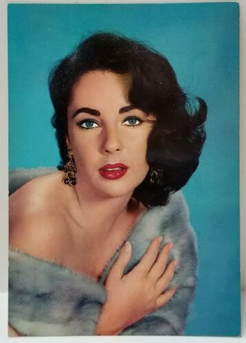 Liz Taylor Postcard Beautiful Elizabeth Taylor Ritzy Photo Post Card