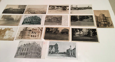 15 EARLY POSTCARD LOT OF FAIRFIELD, MAINE DIV/UNDIV/BACK POSTED UNPOSTED ME