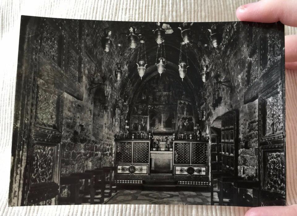 vintage postcard Assisi Italy church sanctuary Porziuncola post card unused