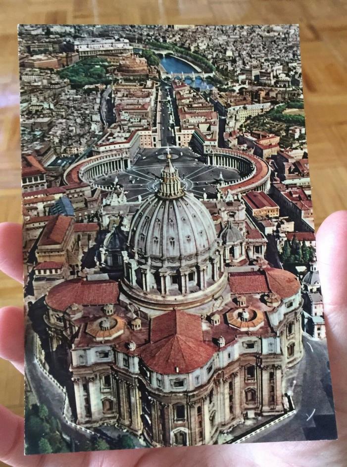 vintage postcard Vatican City Rome Italy photo post card