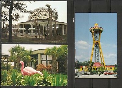 South Of The Border, South carolina, Five Different Vintage Postcards.