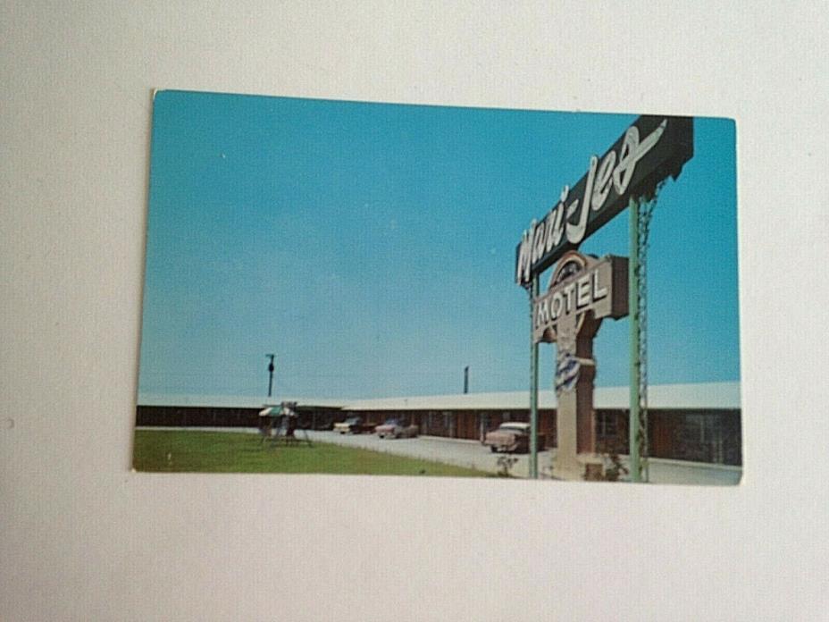 VINTAGE POSTCARD MARI-JES MOTEL WEST MEMPHIS ARKANSAS UNUSED