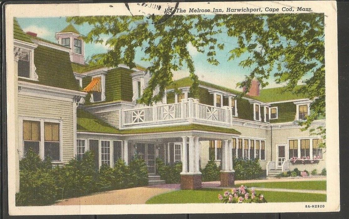 The Melrose Inn, Harwichport, Cape Cod,  Massachusetts.Vintage Postcard