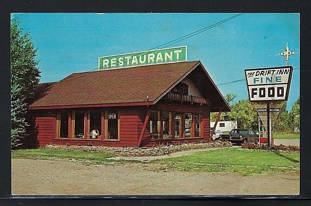 NMSTAMPSNSTUFF: 1960'S THE DRIFT INN RESTAURANT - MANTON MI - CLOSED