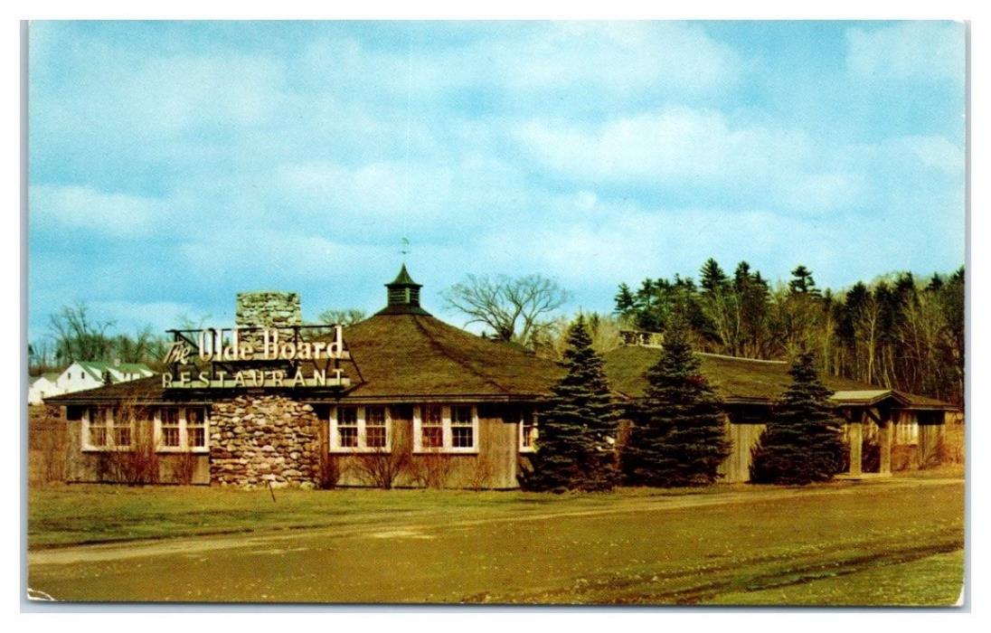 1950s/60s The Olde Board Restaurant, Burlington, VT Postcard