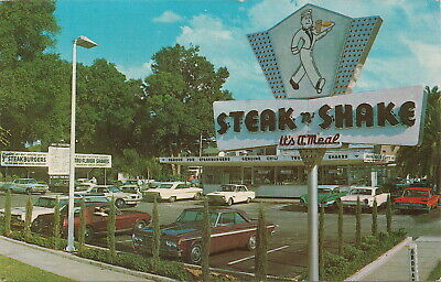 1970s STEAK AND SHAKE Steakburgers TRUFLAVOR SHAKES Motto MUST BE RIGHT!