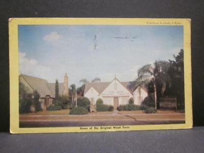 Earl Gresh Wood Parade St Petersburg FL, Home of Orig Wood Purse, 1940s Postcard