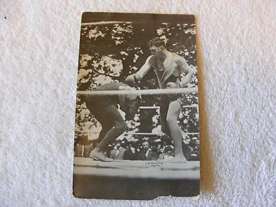 Vtg Jack Dempsey Real Photo Postcard