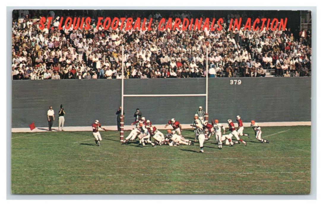 NFL FOOTBALL CIRCA 1960 ST LOUIS CARDINALS CLEVELAND BROWNS BUSCH SPORTSMAN PARK
