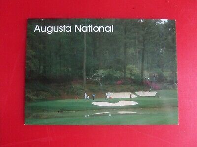 THE MASTERS Postcard - 12th Green - Augusta National Golf Club gc - GA