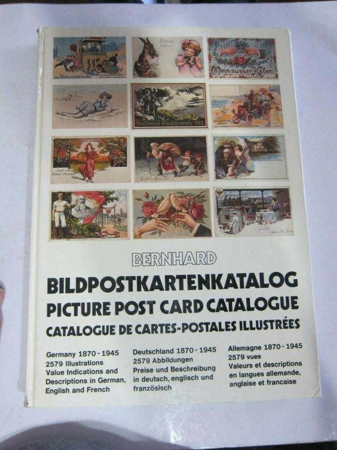 Bernhard Reference Book - Picture Postcard Catalogue Germany 1870-1945