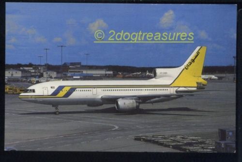 Lockheed L-1011-Tristar 500 Sudan Airways Frankfort Germany 87 Aviation Postcard