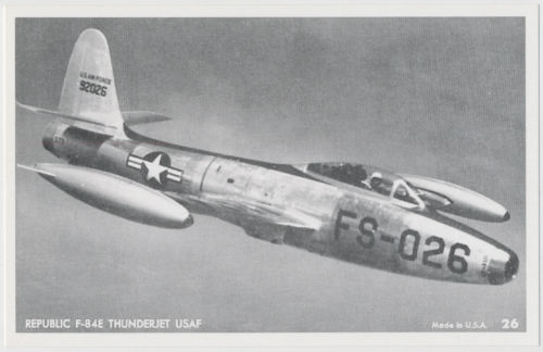 Republic F-84E Thunderjet, U.S. Air Force